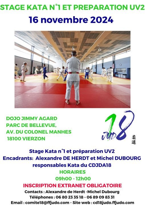 STAGE KATA N°1 ET PREPARATION UV2